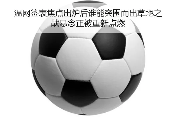 温网签表焦点出炉后谁能突围而出草地之战悬念正被重新点燃 | ResonSports